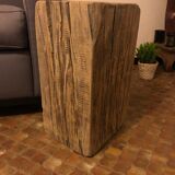 End of sofa / bedside table in solid oak