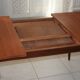 Table design scandinave en teck