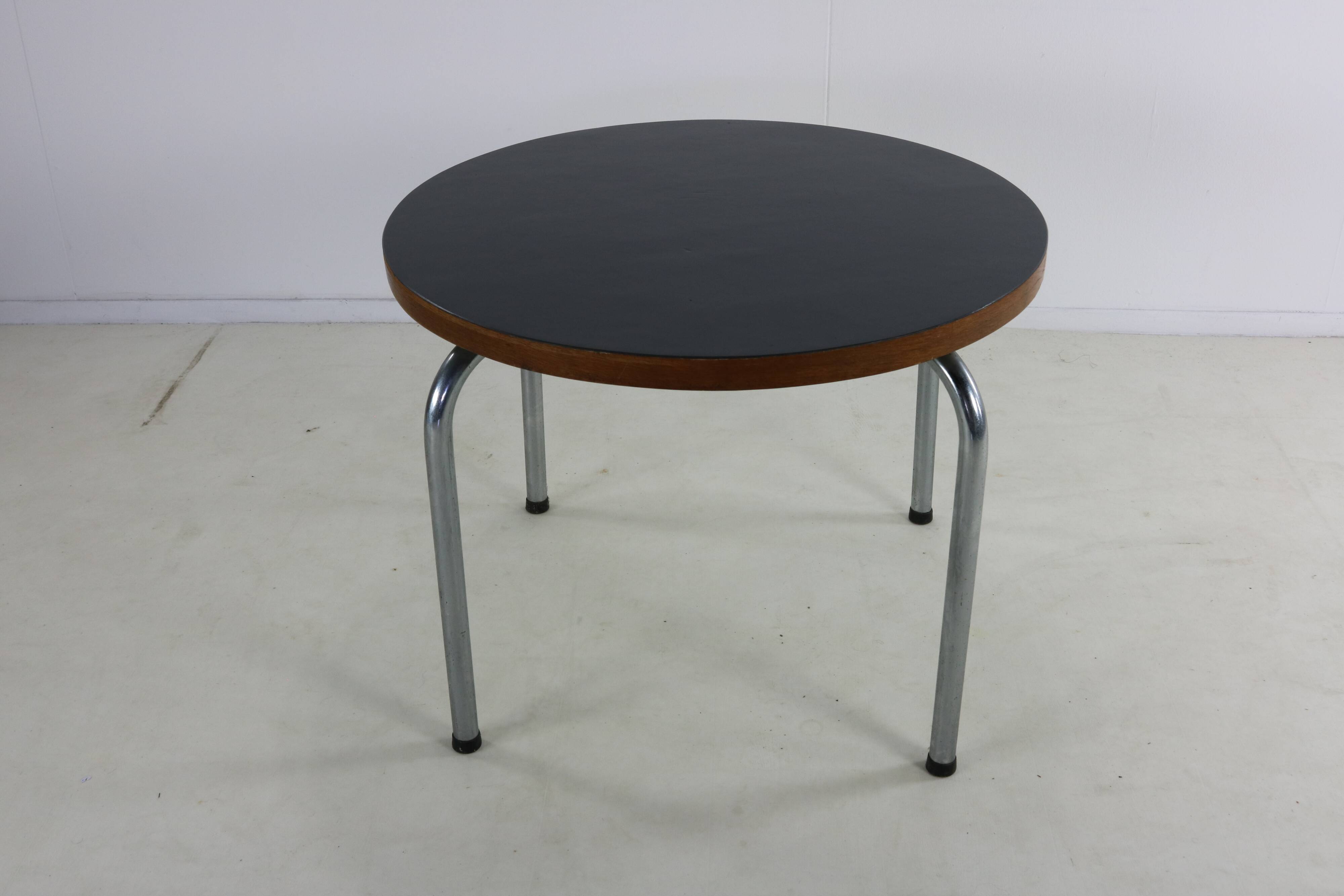 Sixties tubular chrome coffee side table