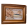 Tableau miniature huile 8/3 cadre 18,7/14,3 cm