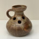 Petit vase ajouré en céramique vintage Kéraluc années 60/70