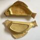 Pair of fish dishes Vallauris 1850 Atelier Cerenne Vallauris
