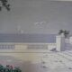 Giorgio Zuppini, Terrace by the Sea with Seagulls, Lithograph, 1970