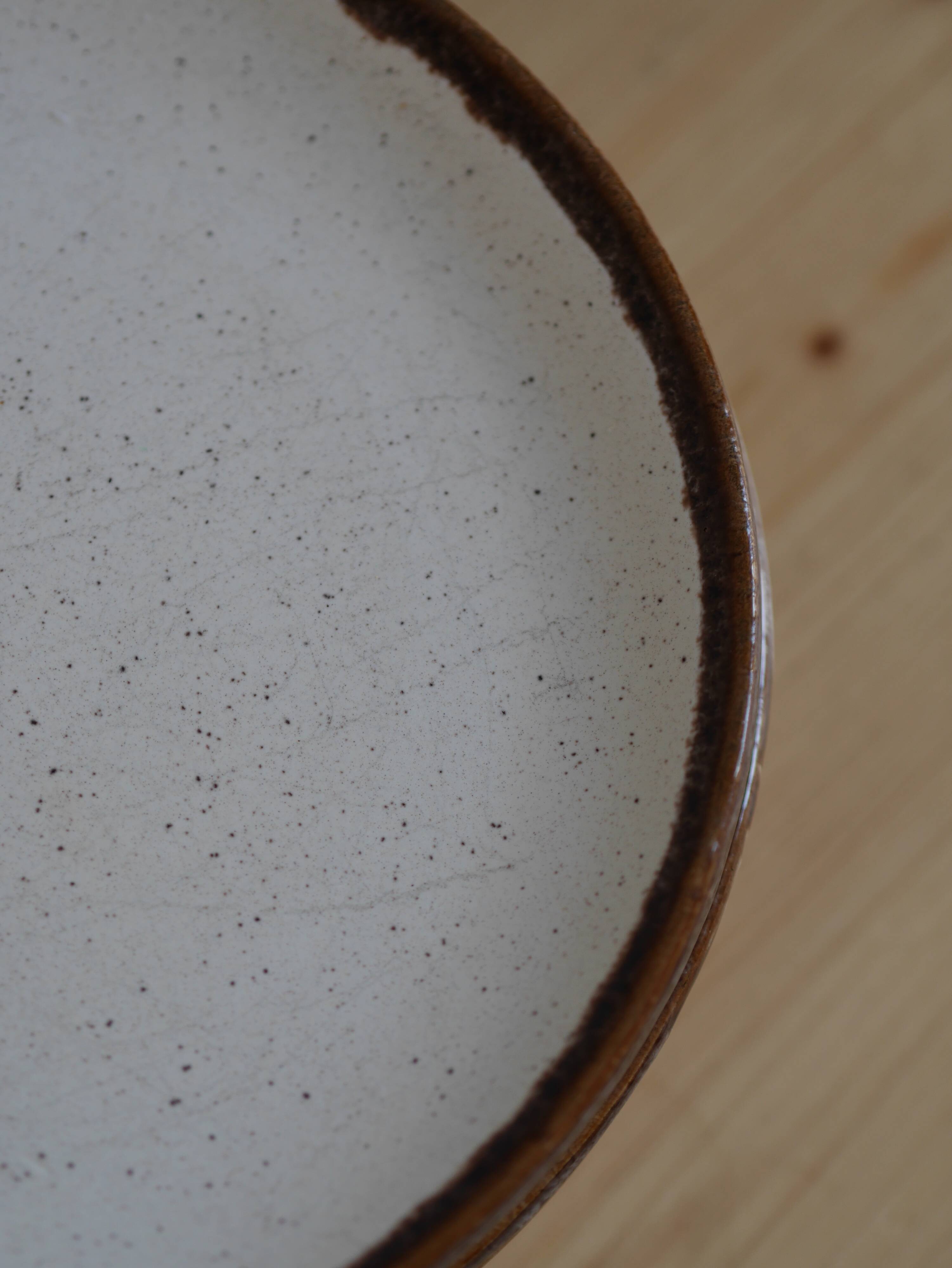 Lot of 6 speckled plates