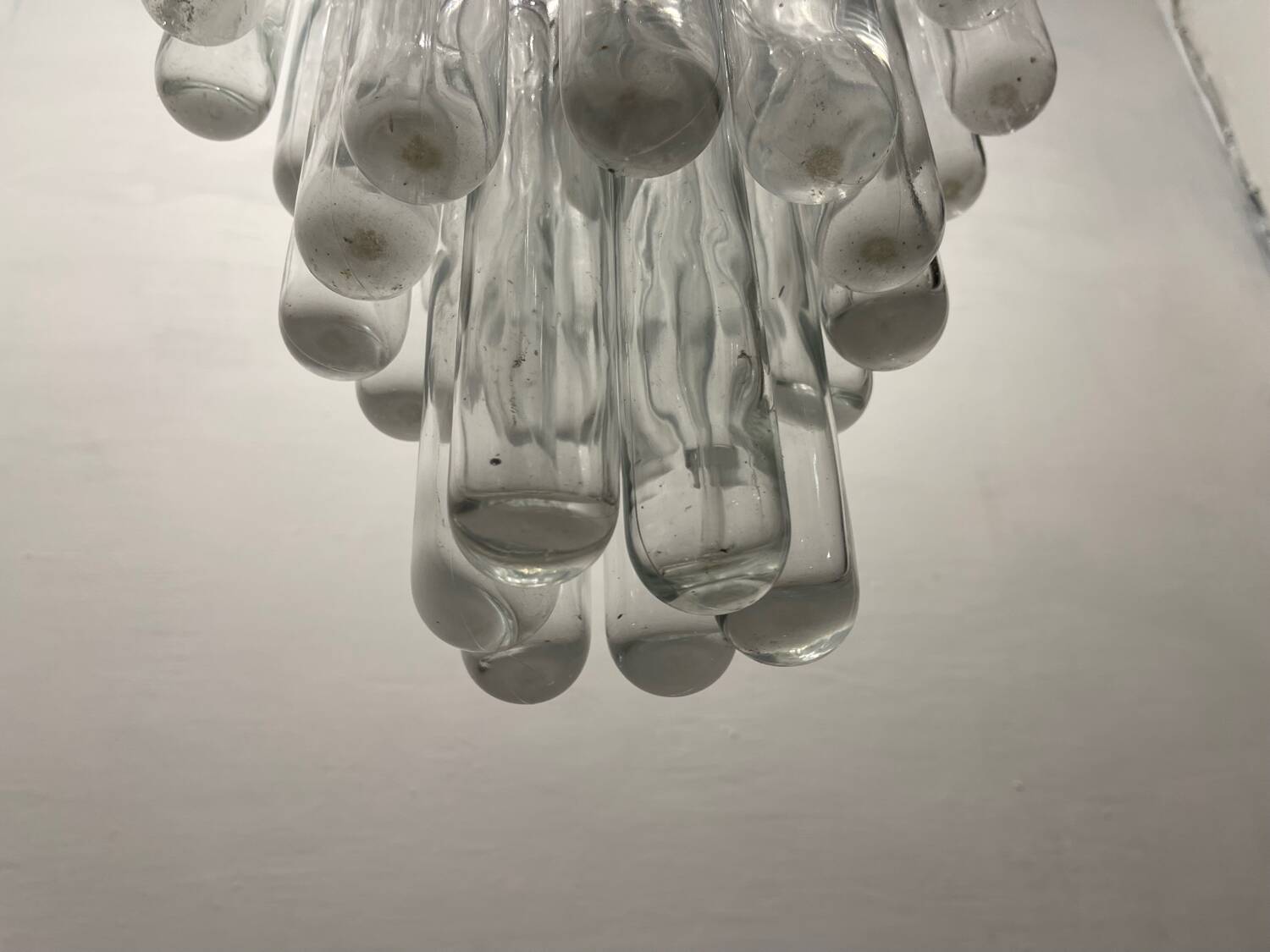 Murano Glass Tube Chandelier 1970’s