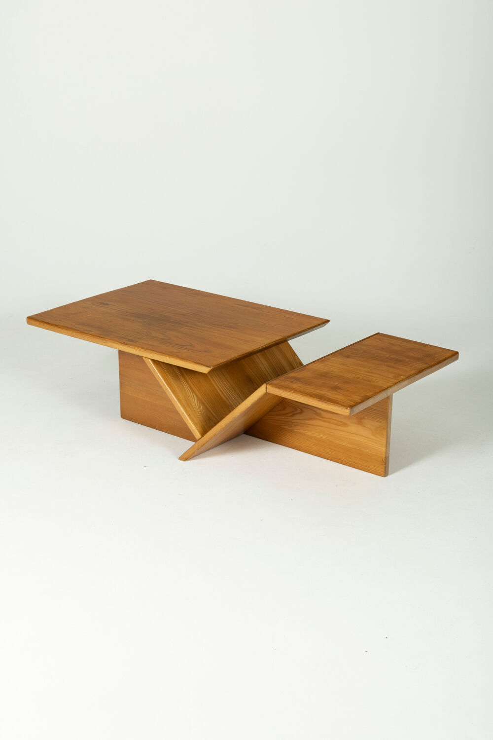 Table basse en chêne massif 1960