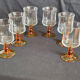Set of 6 vintage Luminarc wine glasses
