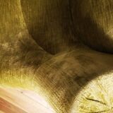 Pair of original tapestry velvet toad armchairs