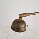 Articulated brass floor/reading lamp, 1970s