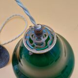 Suspension laiton tulipe opaline verte