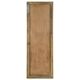 Large mirror in patinated solid wood (186 x 65 x 6cm)