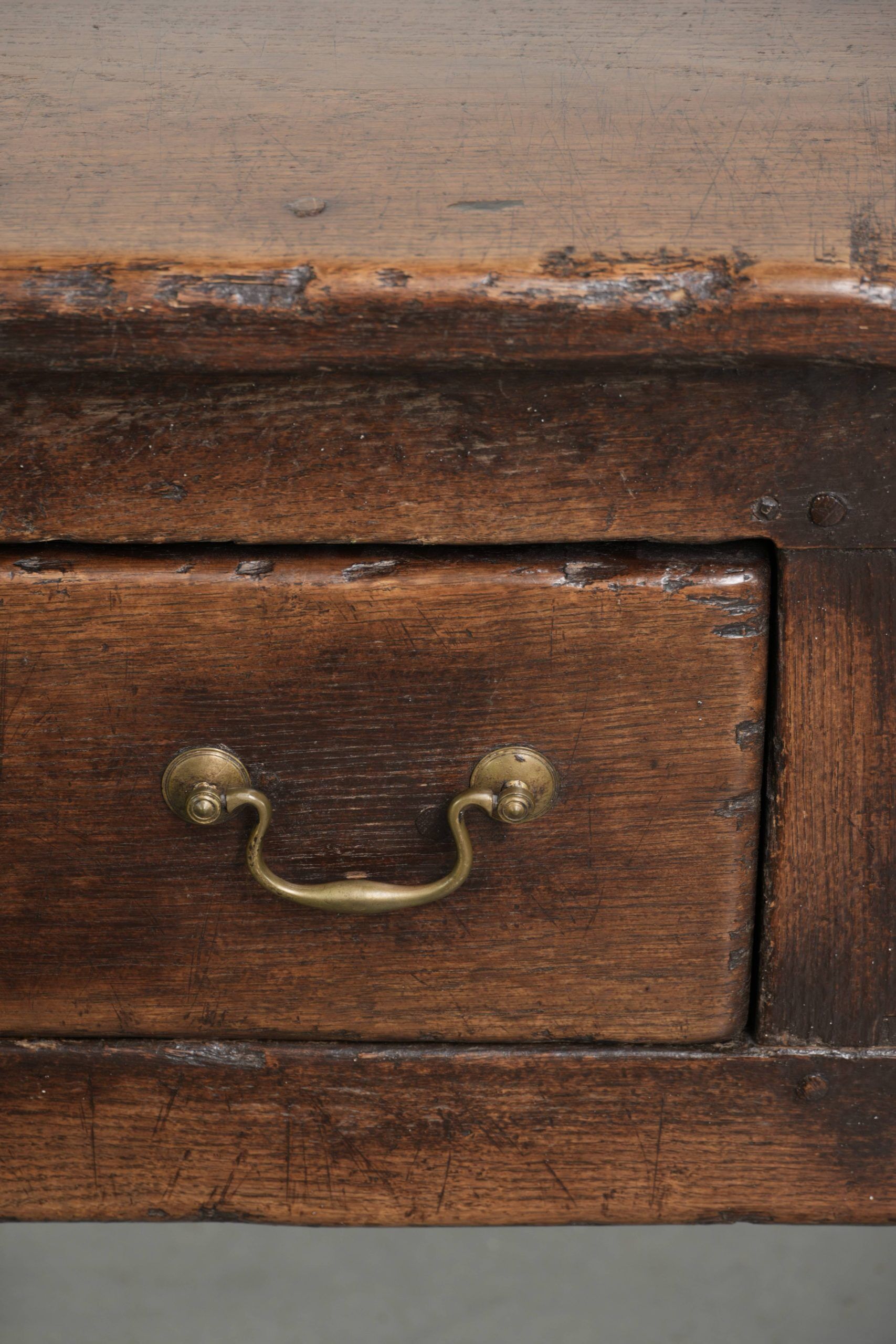 Antique sideboard in English style 19th century with a rural appearance