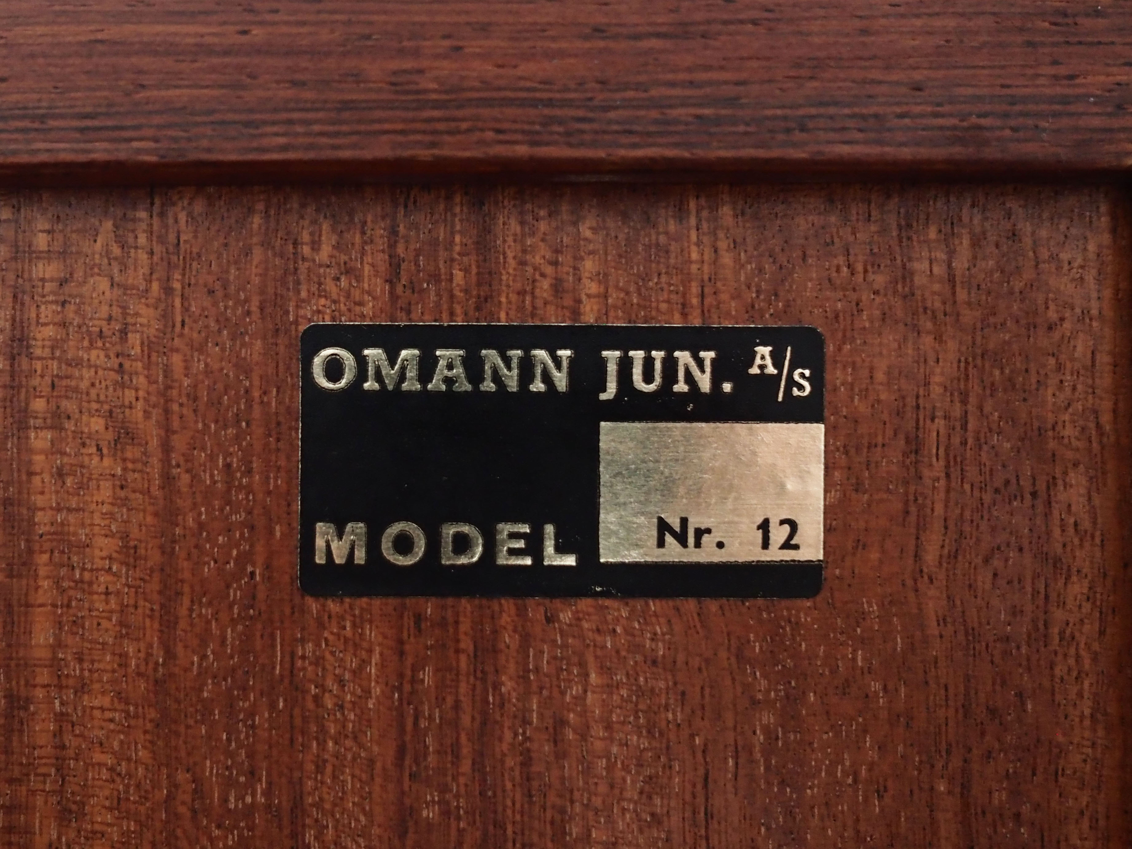 Rosewood bookcase, Danish design, 1960s, manufactured by Omann Jun