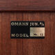 Rosewood bookcase, Danish design, 1960s, manufactured by Omann Jun