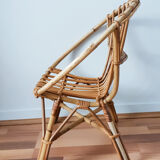 Basket child rattan armchair