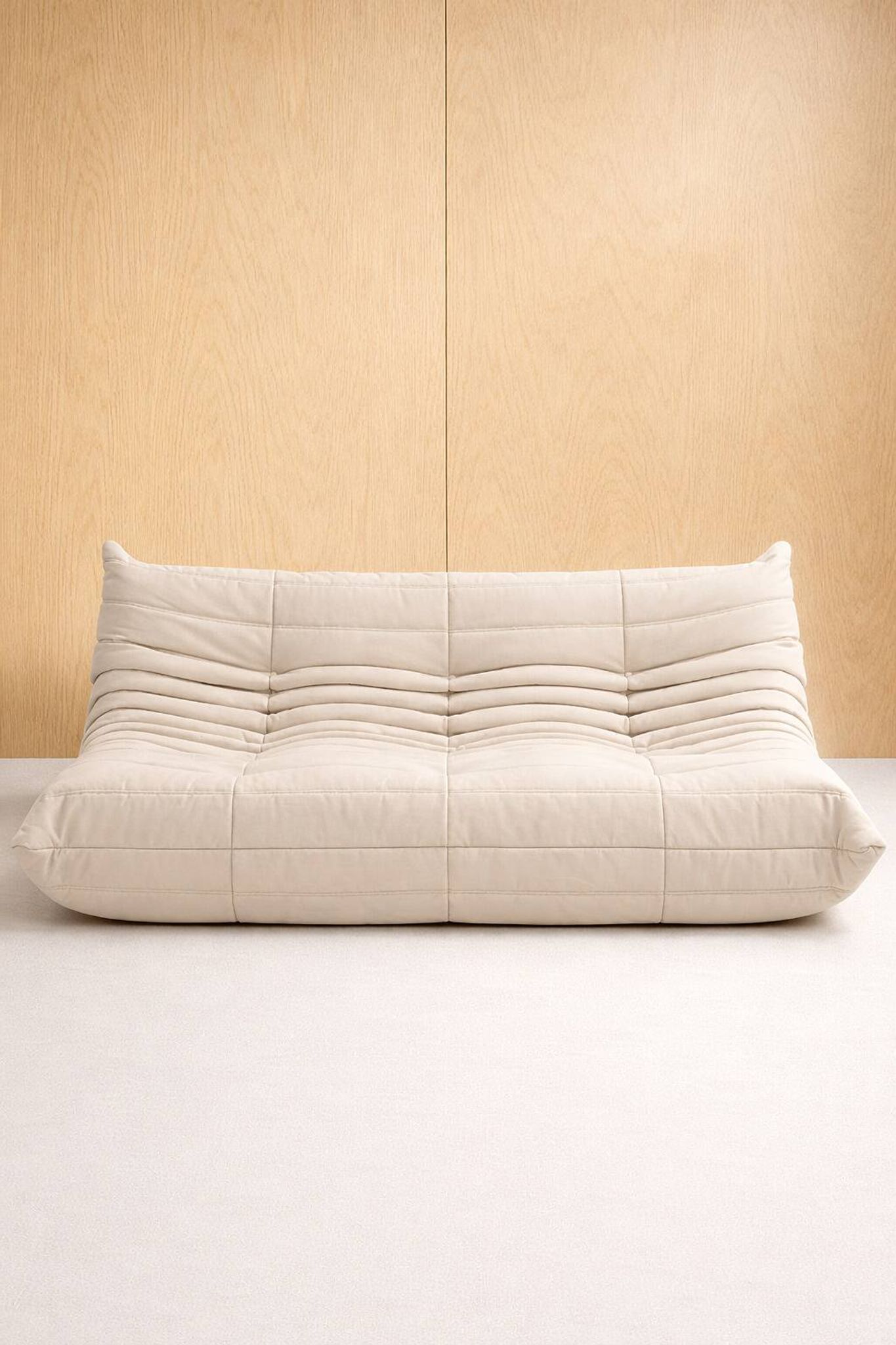 Togo 3-seater Ivory white Roset Michel Ducaroy
