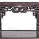 Carved wooden side table from China