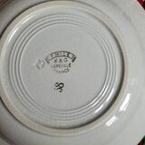 Set of 10 Émile deep plates from K&G Luneville