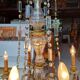 19th Bronze and Crystal Chandelier