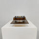 Set of 2 vintage wall lights in acrylic plexiglas Herda space era