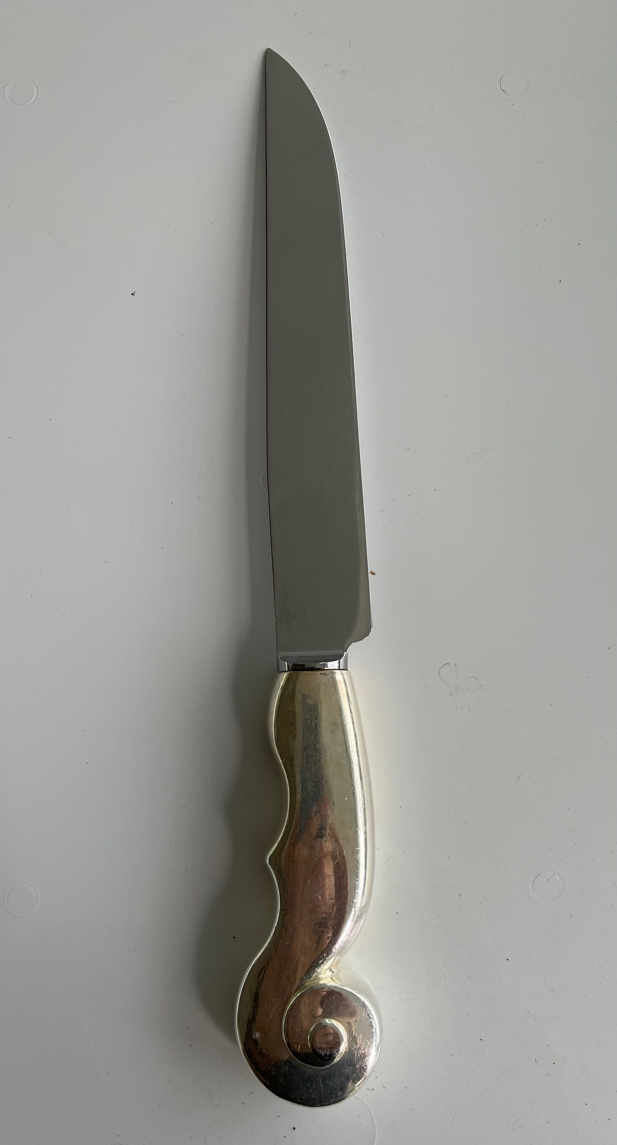 Arman 1928-2005 and Guy Degrenne service knife "Art of music"