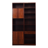 Ensemble de bibliothèques en palissandre, design danois, années 1970, éditeur : Omann Jun