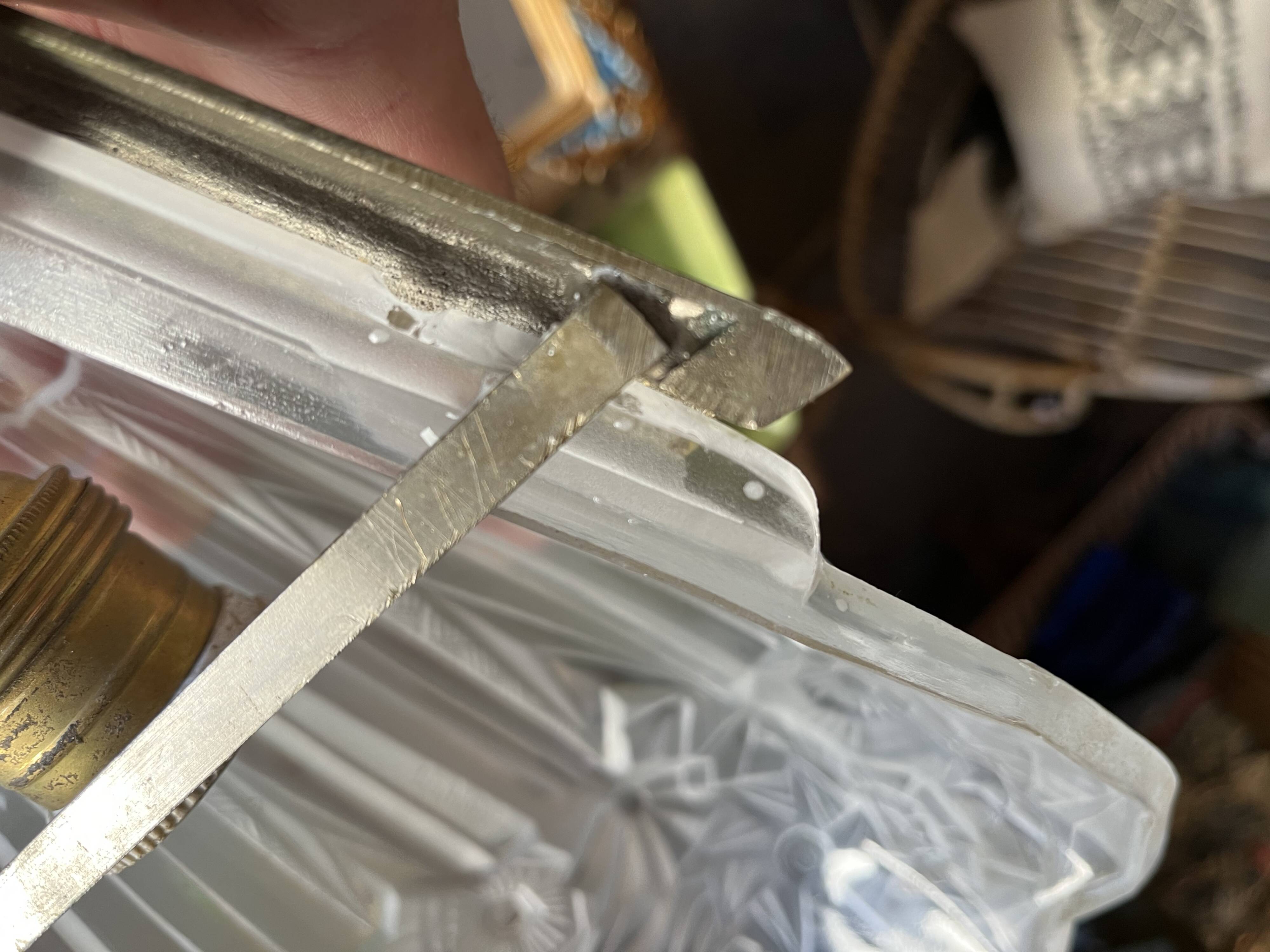 Signed art deco wall light