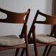 Hans J. Wegner CH29 Sawbuck dining chairs for Carl Hansen & Son 1952