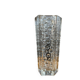 Hexagonal vase Riihimäen Lasi vintage in moulded glass