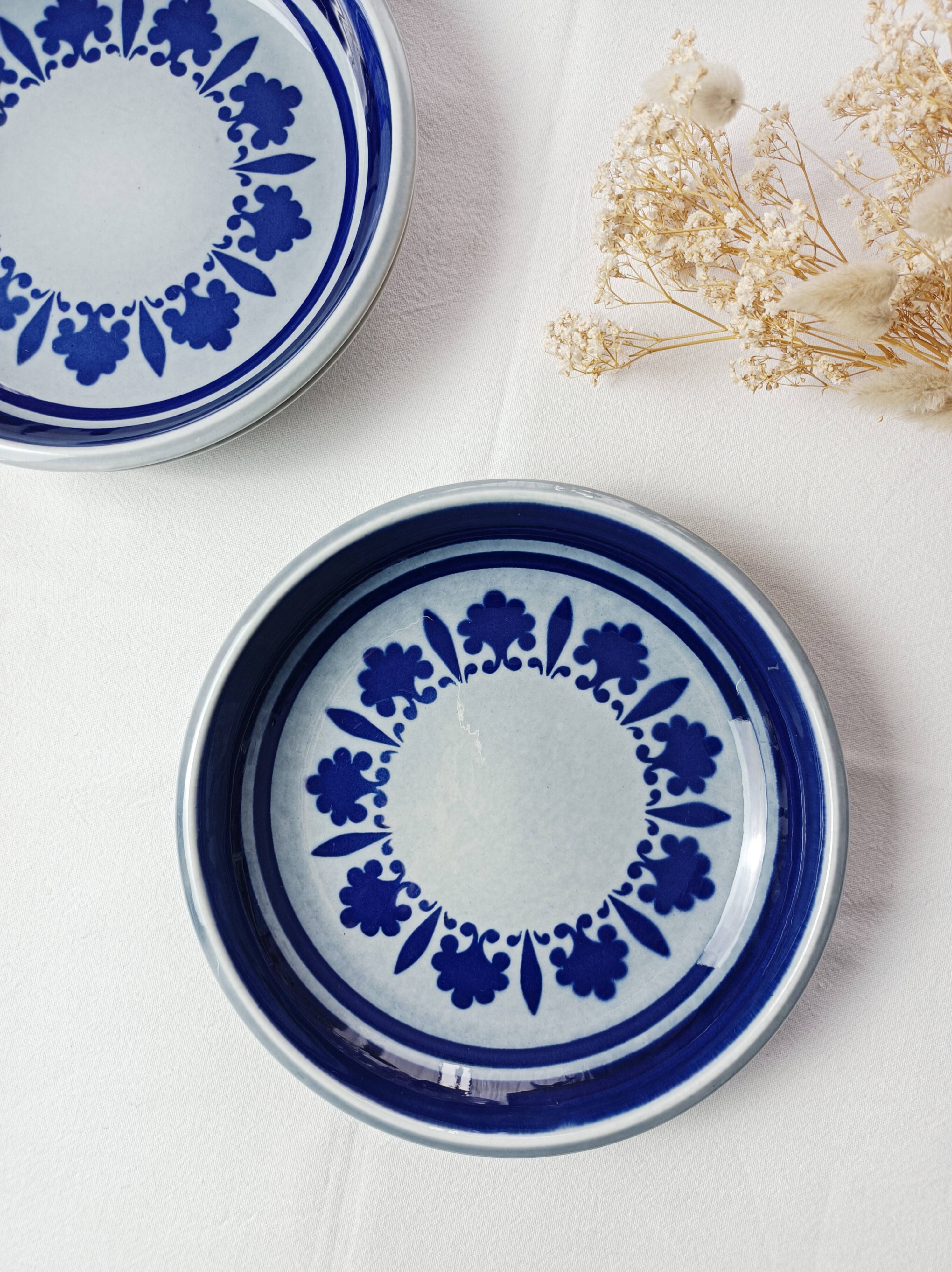 Set of 3 Boch Baltic soup plates