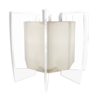 White lamp in plexiglas