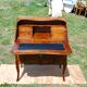 Sloping desk, secretary, donkey back Louis XV walnut.