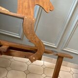 Old wooden rocking horse