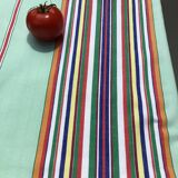 Vintage weave striped rectangular tablecloth