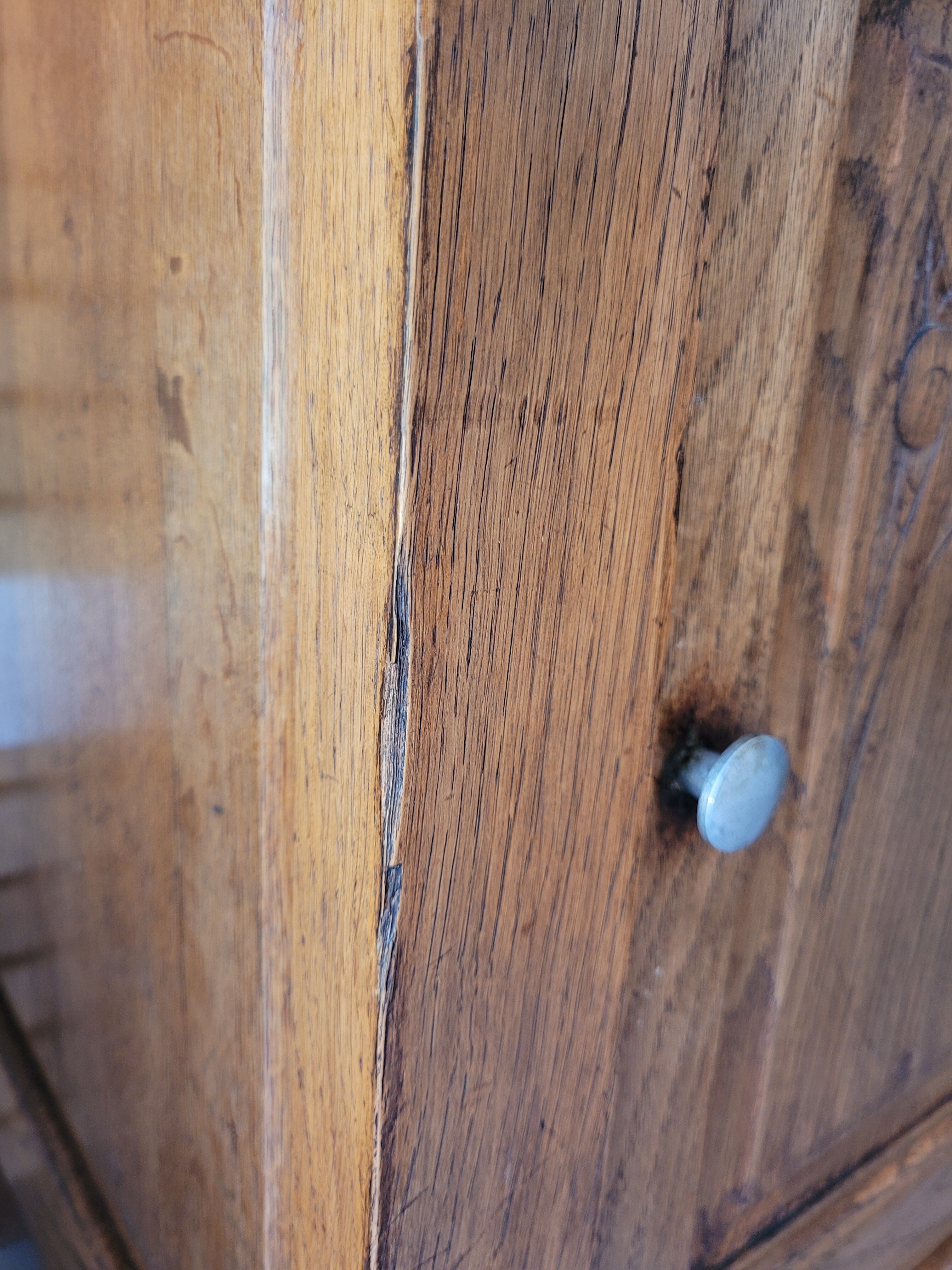 Vintage solid oak jam maker