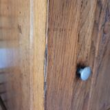 Vintage solid oak jam maker