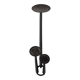 Large Brutalist Iron Candleholder, 1960s