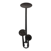 Large Brutalist Iron Candleholder, 1960s