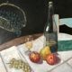 Old painting oil on canvas still life