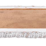 Mirror painted Wicker 60x34cm