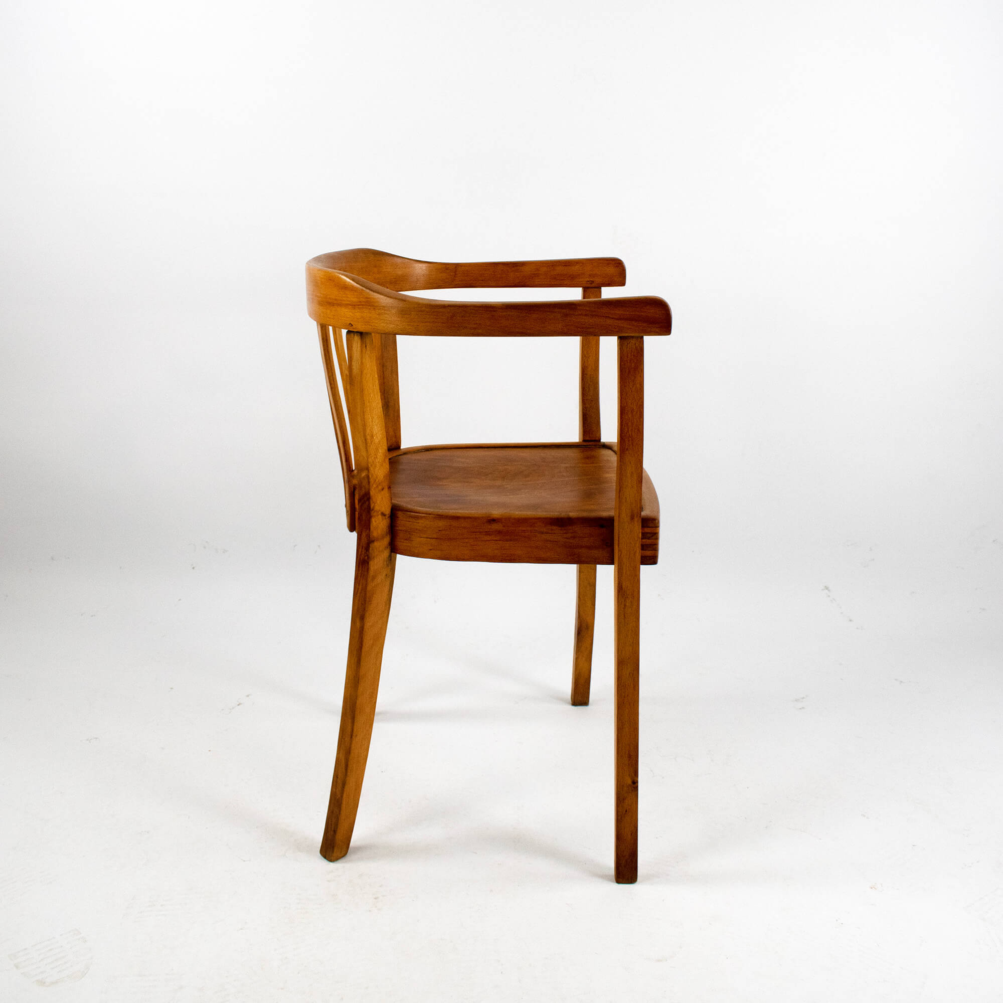 1940s Gropius chair solid beech wood oiled