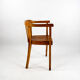 1940s Gropius chair solid beech wood oiled
