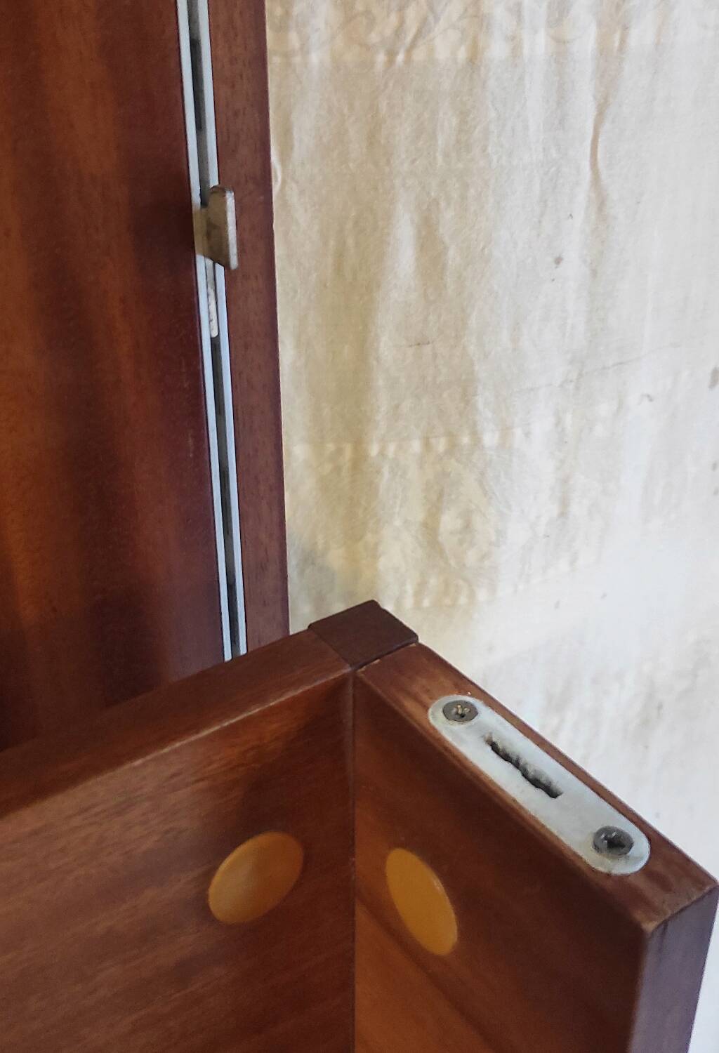 Hanging wall bookcase - mid 20th century