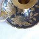 Brass hand candle holder