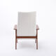 Dutch Mid-Century Modern Teak lounge chair by Topform reupholstered in Bouclé