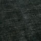 Hand-knotted persian antique 1970s 276 cm x 369 cm black wool carpet