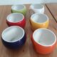Set of 6 large mugs Pradel France – retro pop / Space Age design – mu