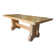 Oak farmhouse table