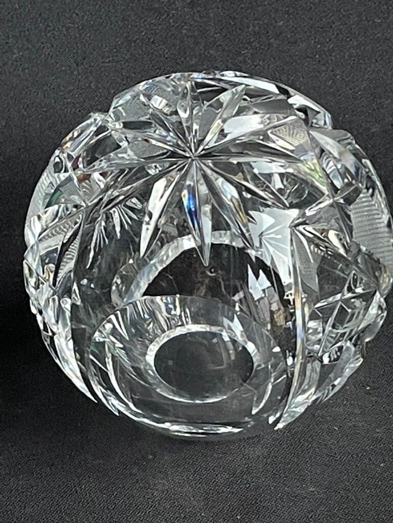 Ashtray individual ball cut crystal - XXth