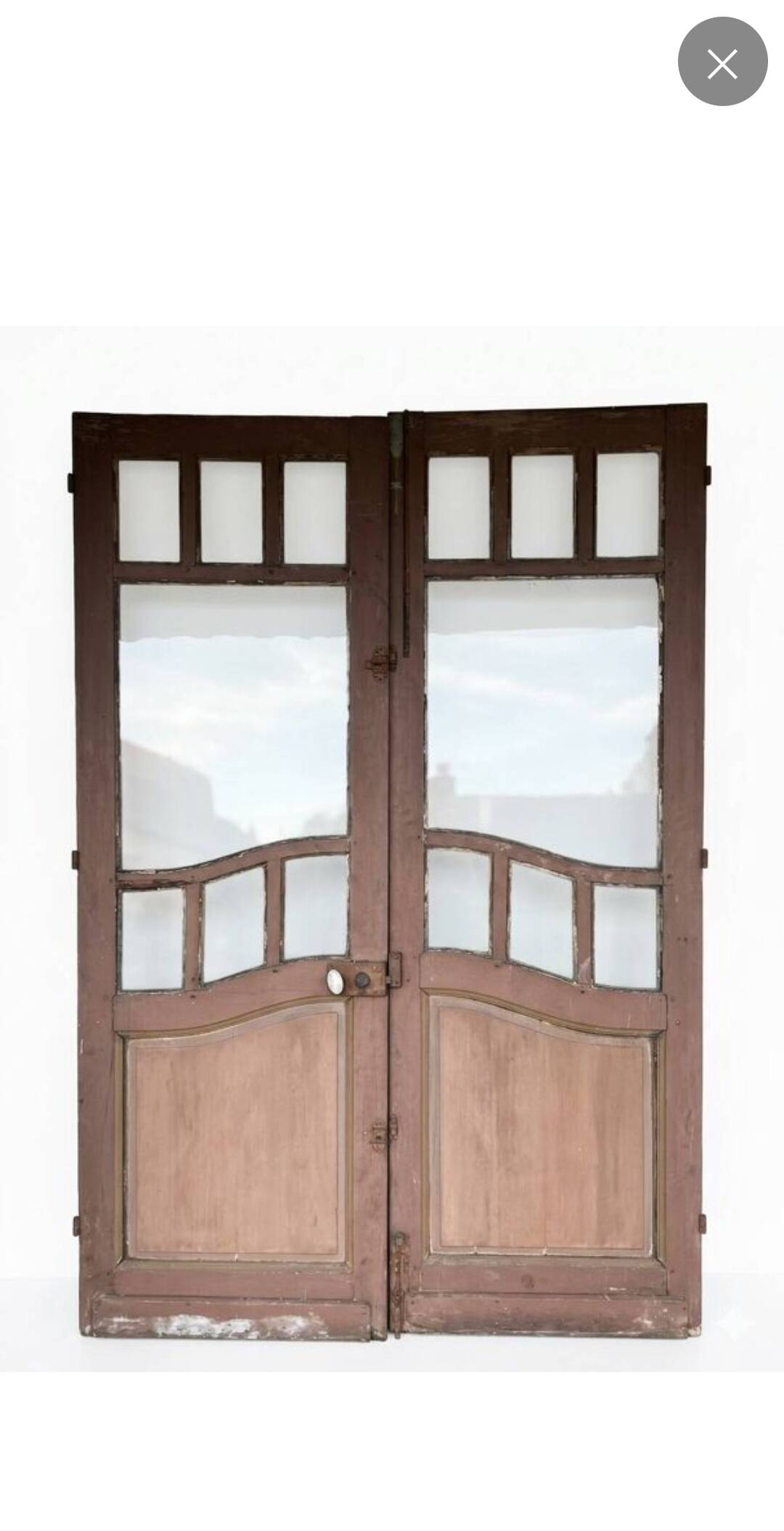 Pair of old Art Nouveau doors